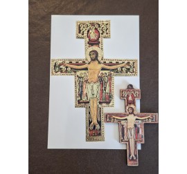 Spominek - Damjanov križ z razglednico